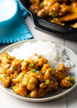 Main - Panda Express Copycat Orange Chicken (No Deep Frying) recipes