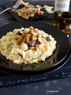 Wild Mushroom Risotto With Black Truffle Oil recipes - First or main course